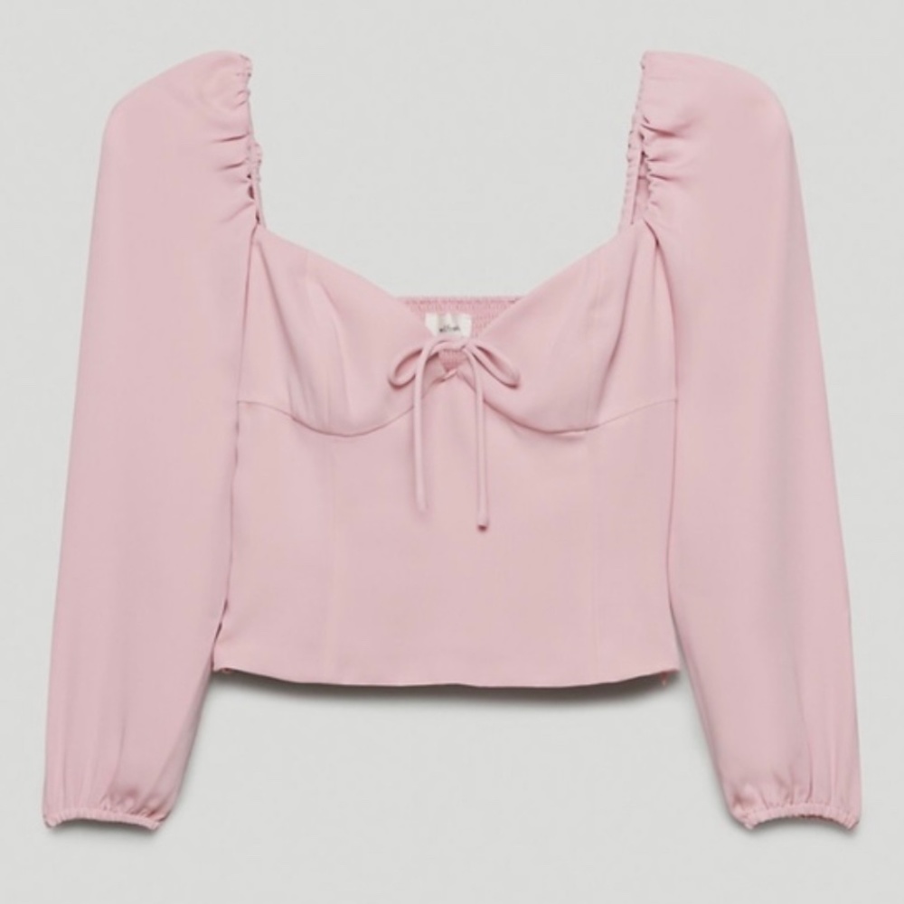 Wilfred Novella Blouse Dawn Pink
